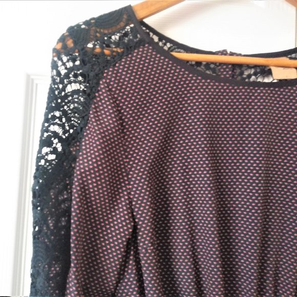 Oxmo Dark Purple and Black Dress - Picture 3 of 5